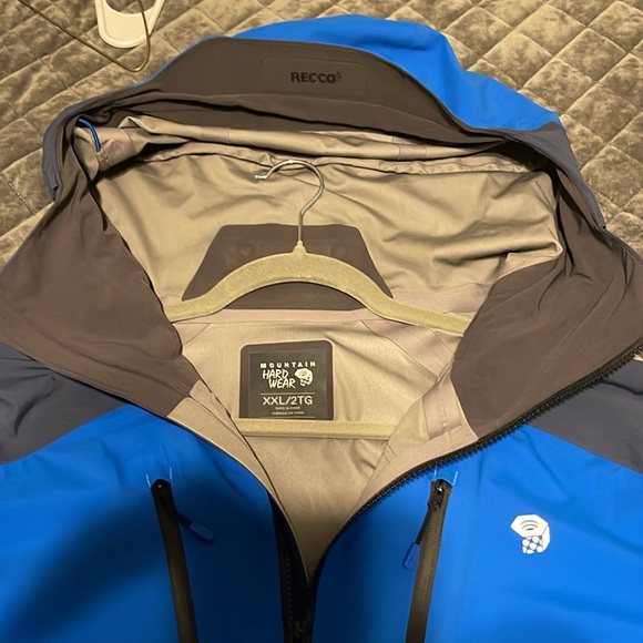 Mountain Hardwear Cyclone polar tech shell parka water proof zips sealed seams - Picture 9 of 14